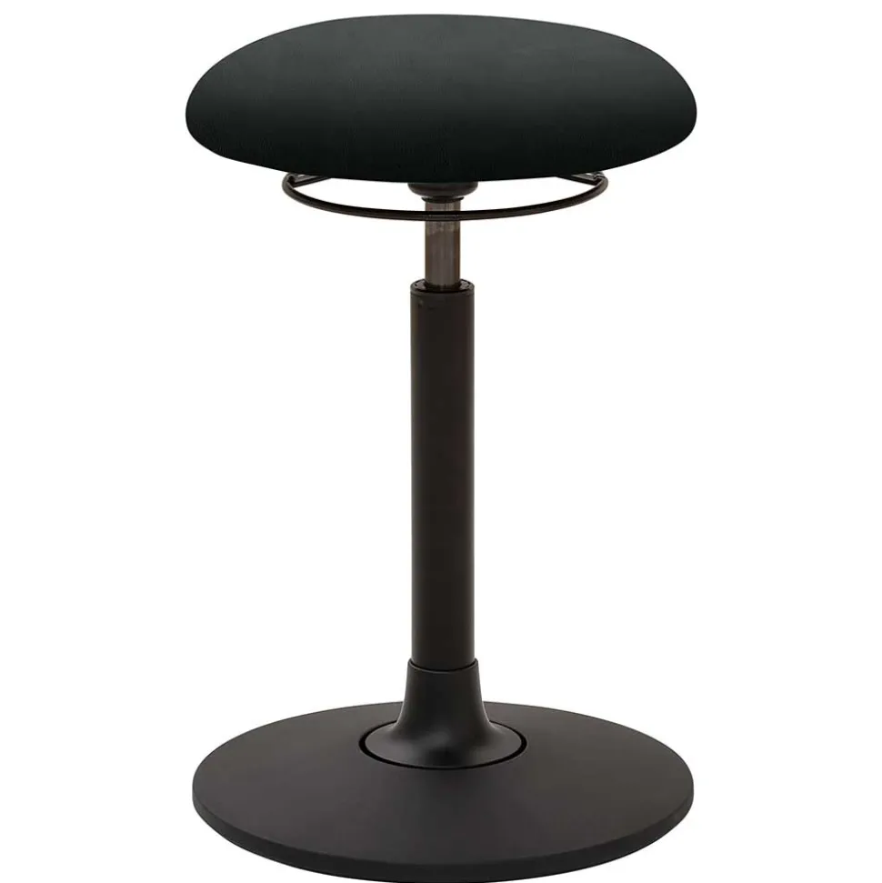 Bürohocker beweglich mit rundem Sitz - Lion