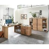 Büromöbel Kombination teilmassiv - Emly (sechsteilig)