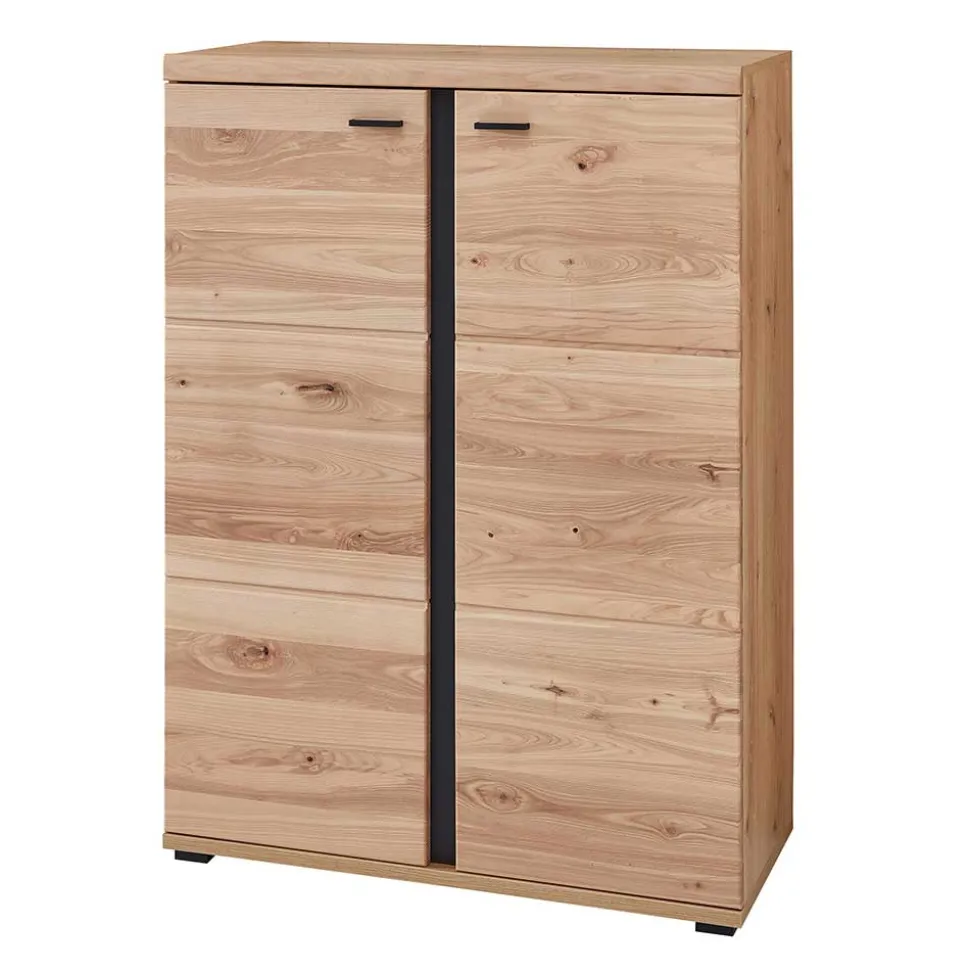 Büromöbel Kombination teilmassiv - Emly (sechsteilig)