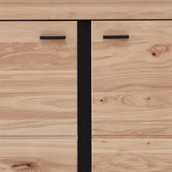 Büromöbel Kombination teilmassiv - Emly (sechsteilig)