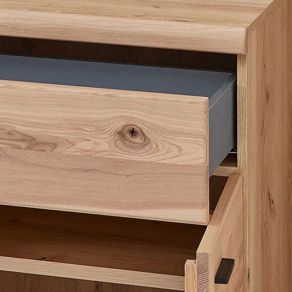 Büromöbel Kombination teilmassiv - Emly (sechsteilig)