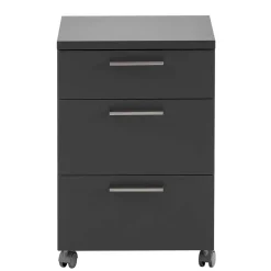 Bürorollcontainer auf weichen Kunststoffrollen - Loshos