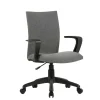 Bürostuhl in Grau mit Armlehnen - Lucasz