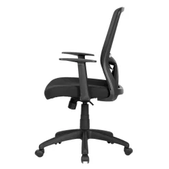 Bürostuhl in Schwarz aus Mesh und Stoff - Suvanica