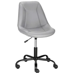 Bürostuhl mit Schalensitz in Grau Kunstleder - Formation