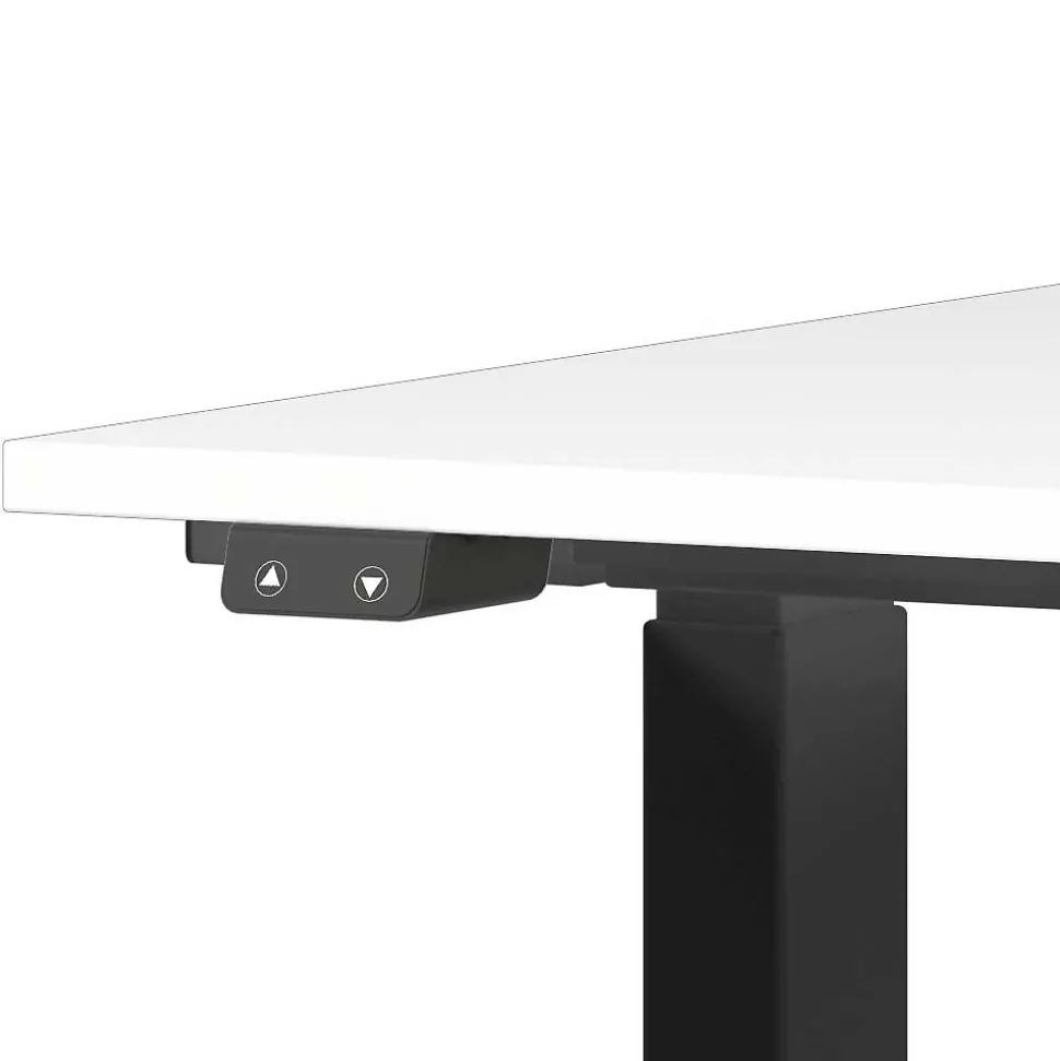 Bürotisch in Weiß und Schwarz - Joina