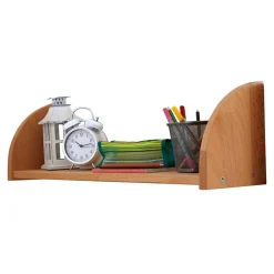 Buche Kinder Halbhochbett mit Rutsche Podest - Altair