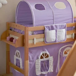 Buchenholz Mädchen Spielbett in Natur - Gravura