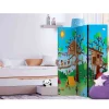 Bunter Kinderzimmer Paravent Ferienlager - Katina
