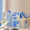 Burg Hochbett Omy mit Rutsche