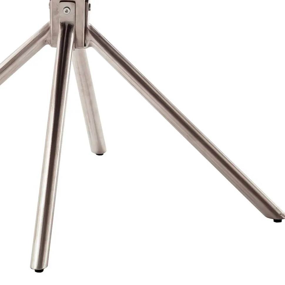 Chenille Drehstühle in Altrosa - Veron (2er Set)