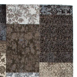 Chenille Teppich mit Muster Patchwork - Lucelo