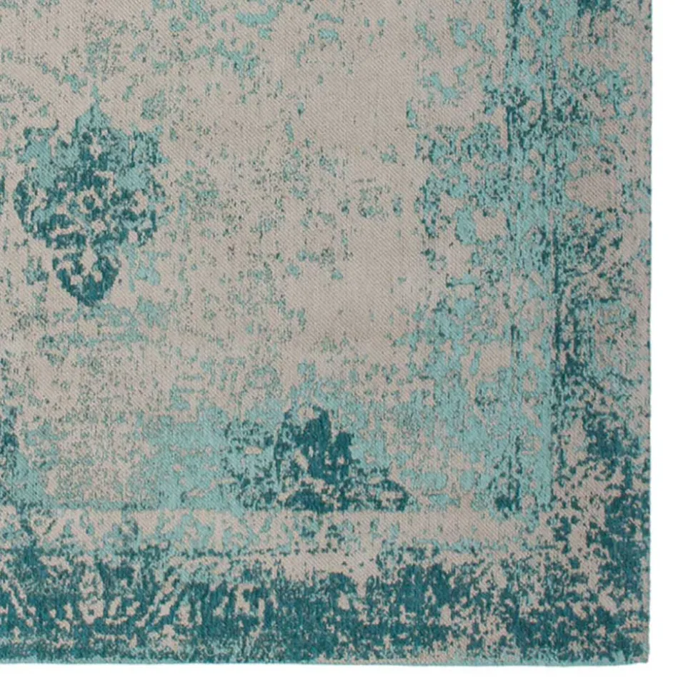 Chenille Teppich mit Orient Muster verwaschen - Caruna