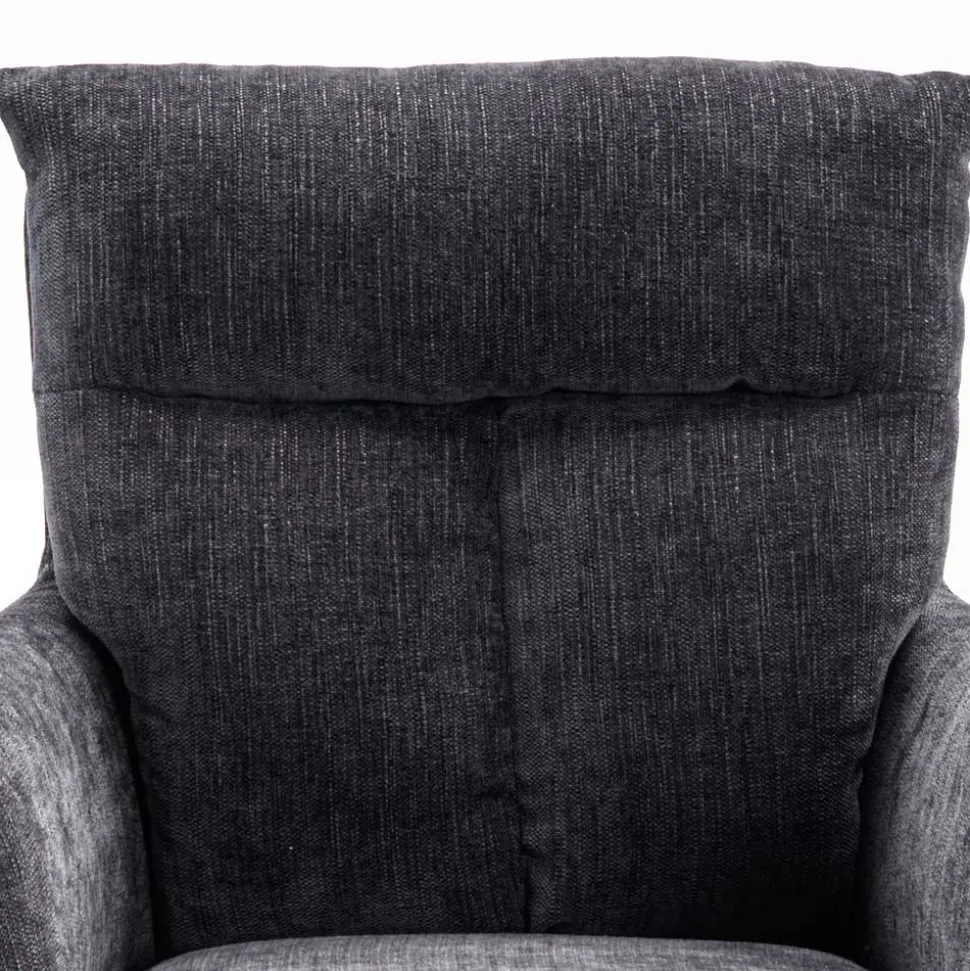 Chenille Tischsessel mit Drehfunktion - Lakeside (2er Set)