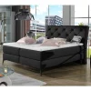 Chesterfield Komplettbett in Schwarz - Silvaria
