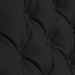 Chesterfield Polstersessel in Schwarz Kunstleder - Centurion