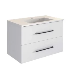 80cm Bad Waschplatz in Weiß - Maney