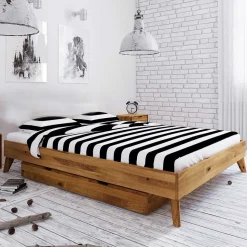 220cm überlanges Ehebett ohne Kopfteil - Eavy