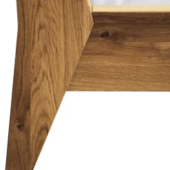 190cm Bettrahmen aus Holz Wildeiche massiv - Hardus