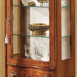 60cm breite Vitrine Barock Agosto 1-türig