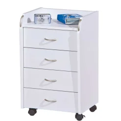 40cm breiter Rollcontainer mit vier Schubladen - Gomata