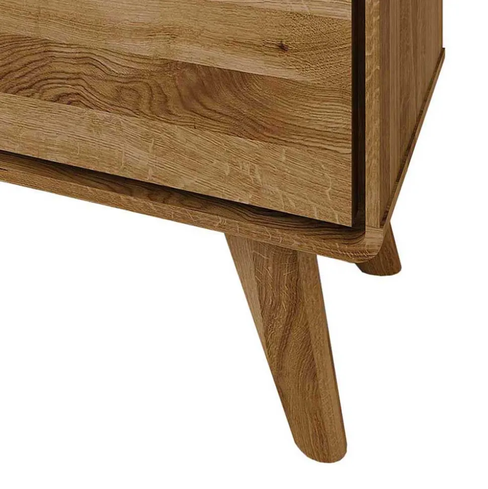 134cm breiter TV Unterschrank aus Holz - Eavy I