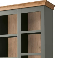 147cm breites Landhaus Regal in Graugrün - Eylan