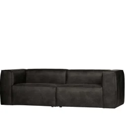 246cm breites 3-Sitzer Sofa in Schwarz - Haenja