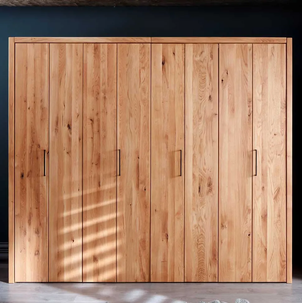 246cm Falttüren-Kleiderschrank Wildeiche - Mascadona