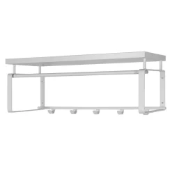 70cm Garderoben Ausstattung in Weiß - Torosma (zweiteilig)