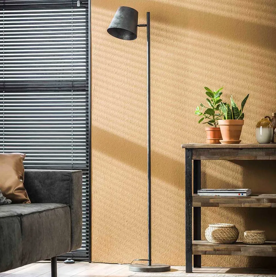 157cm hohe Stehlampe in Anthrazit - Cerine