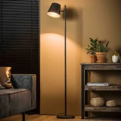 157cm hohe Stehlampe in Anthrazit - Cerine