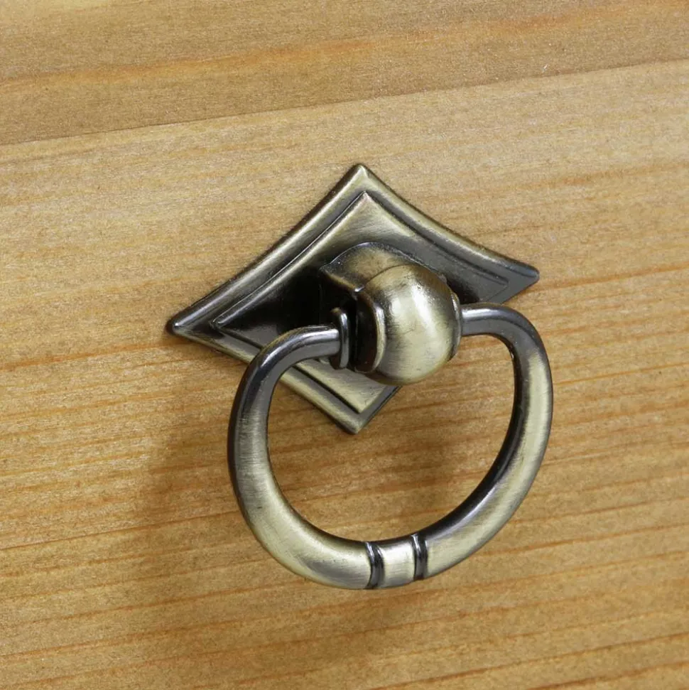 178cm hohes Kiefernholz Regal mit 4 Fächern - Vinidad