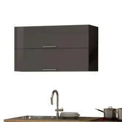 290cm Küchenmöbel in Grau - Bozenia (siebenteilig)