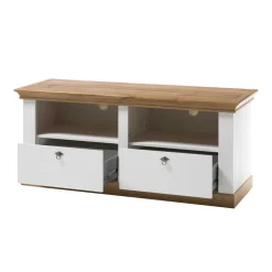 356cm Landhaus Wohnwand Set - Diatara (dreiteilig)