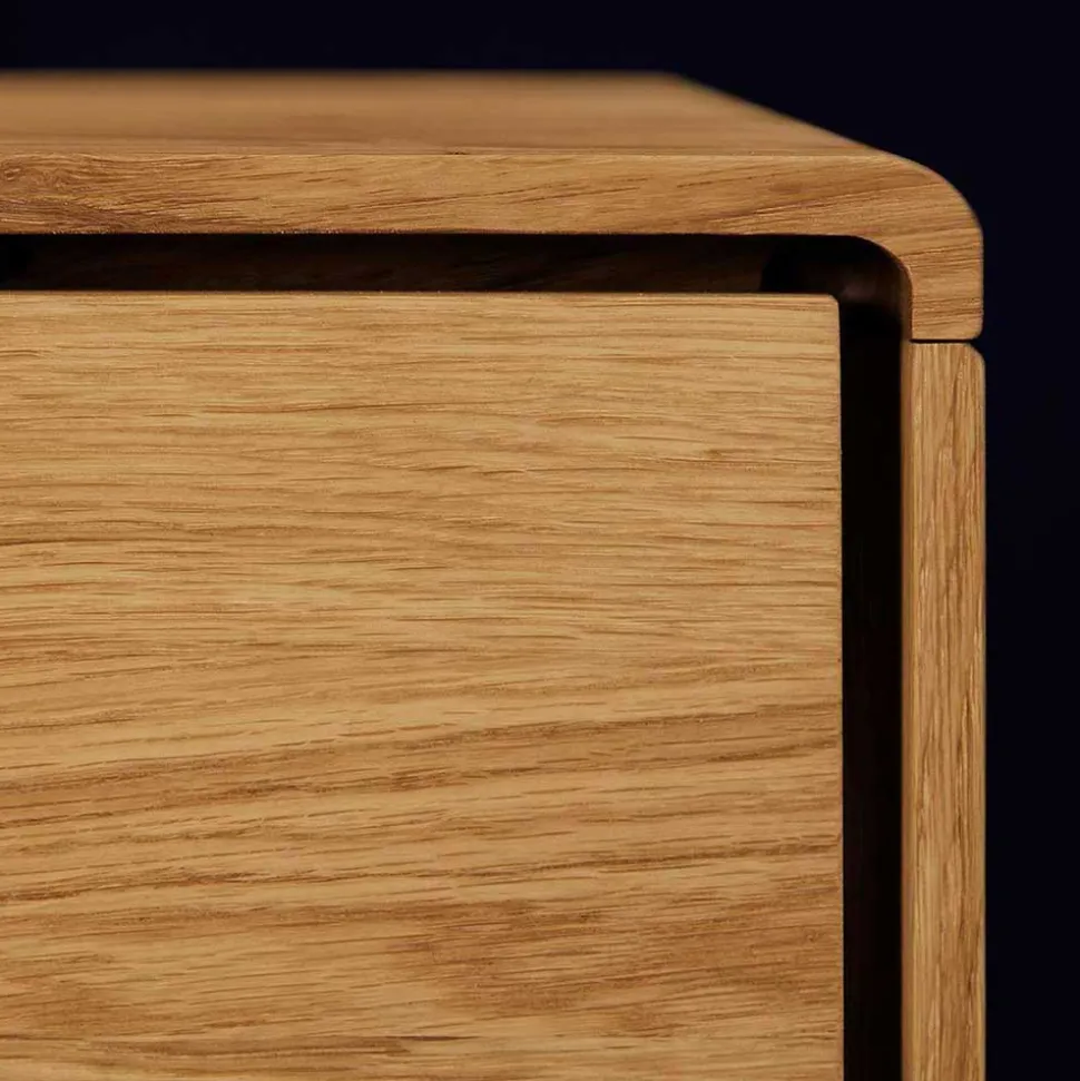 220cm lange TV Kommode aus Wildeiche - Eavy