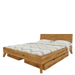 190cm langes Doppelbett mit Schubkästen - Eavy