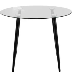 100cm runder Glastisch fürs Esszimmer - Cellon