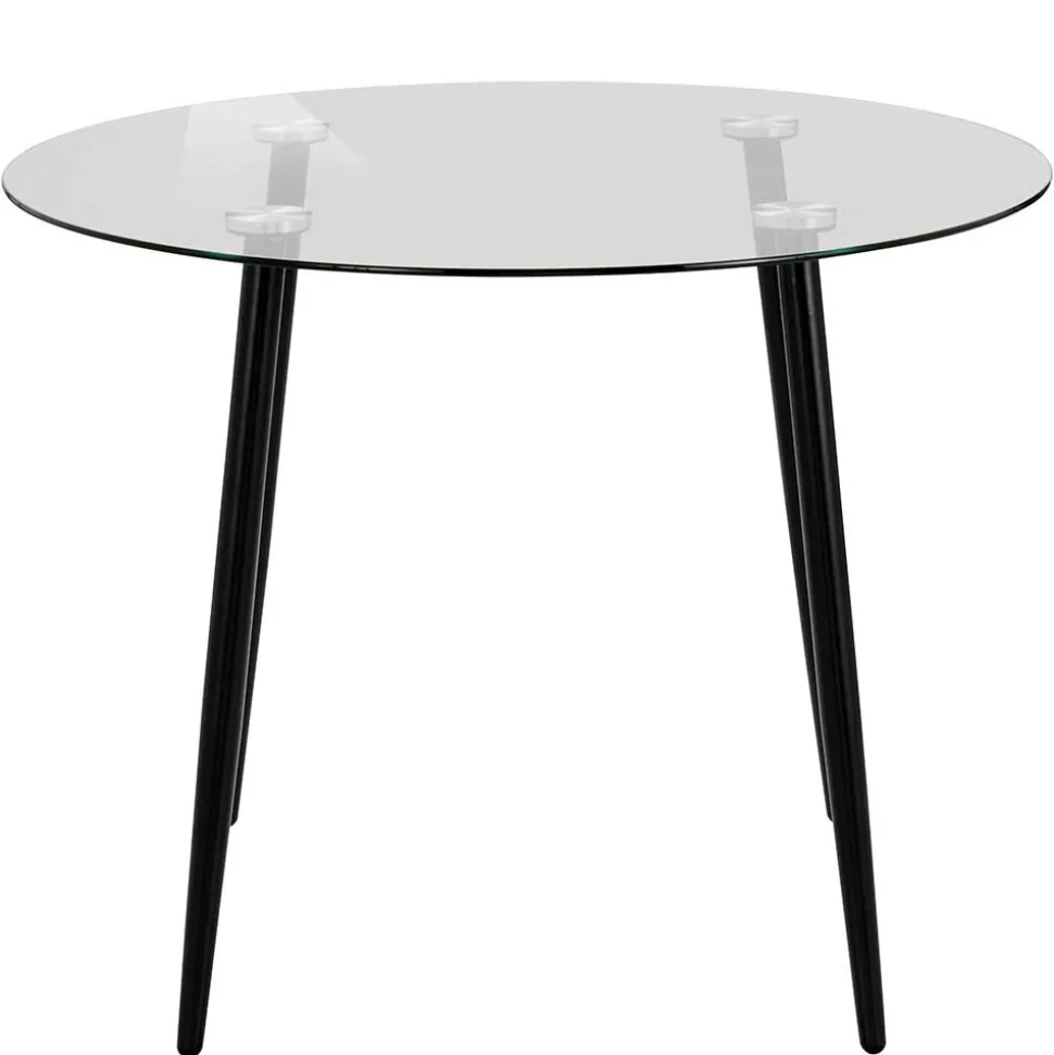 100cm runder Glastisch fürs Esszimmer - Cellon