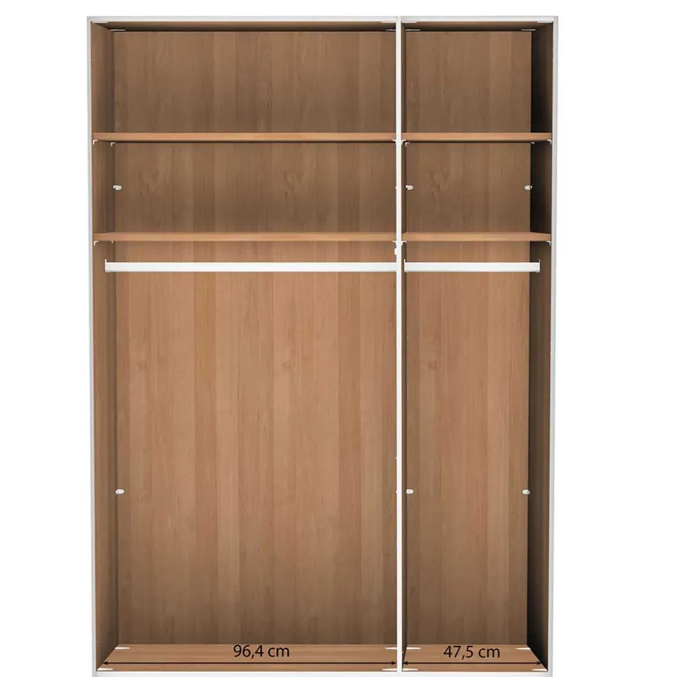 150cm Schlafraum Kleiderschrank 3-türig - Emdsiva