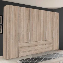 300cm Schlafzimmerkleiderschrank mit Holzdekor - Zayun