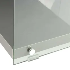 120cm TV Board in Hochglanz Grau - Verez