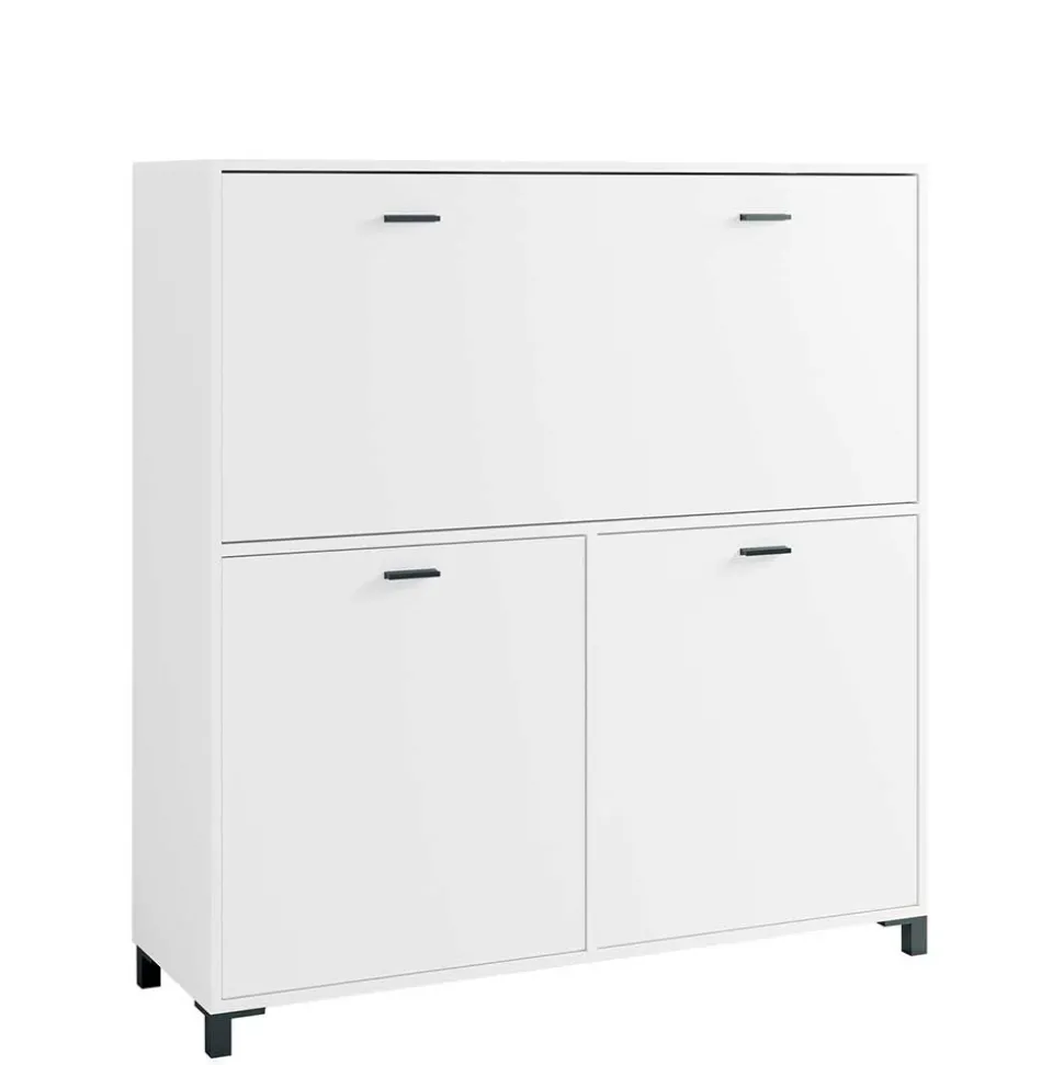 Computer Schrank in Weiß - Darpanos