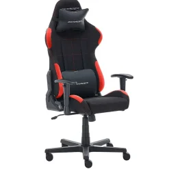 Computerstuhl für Gamer in Schwarz Rot - Gelvino