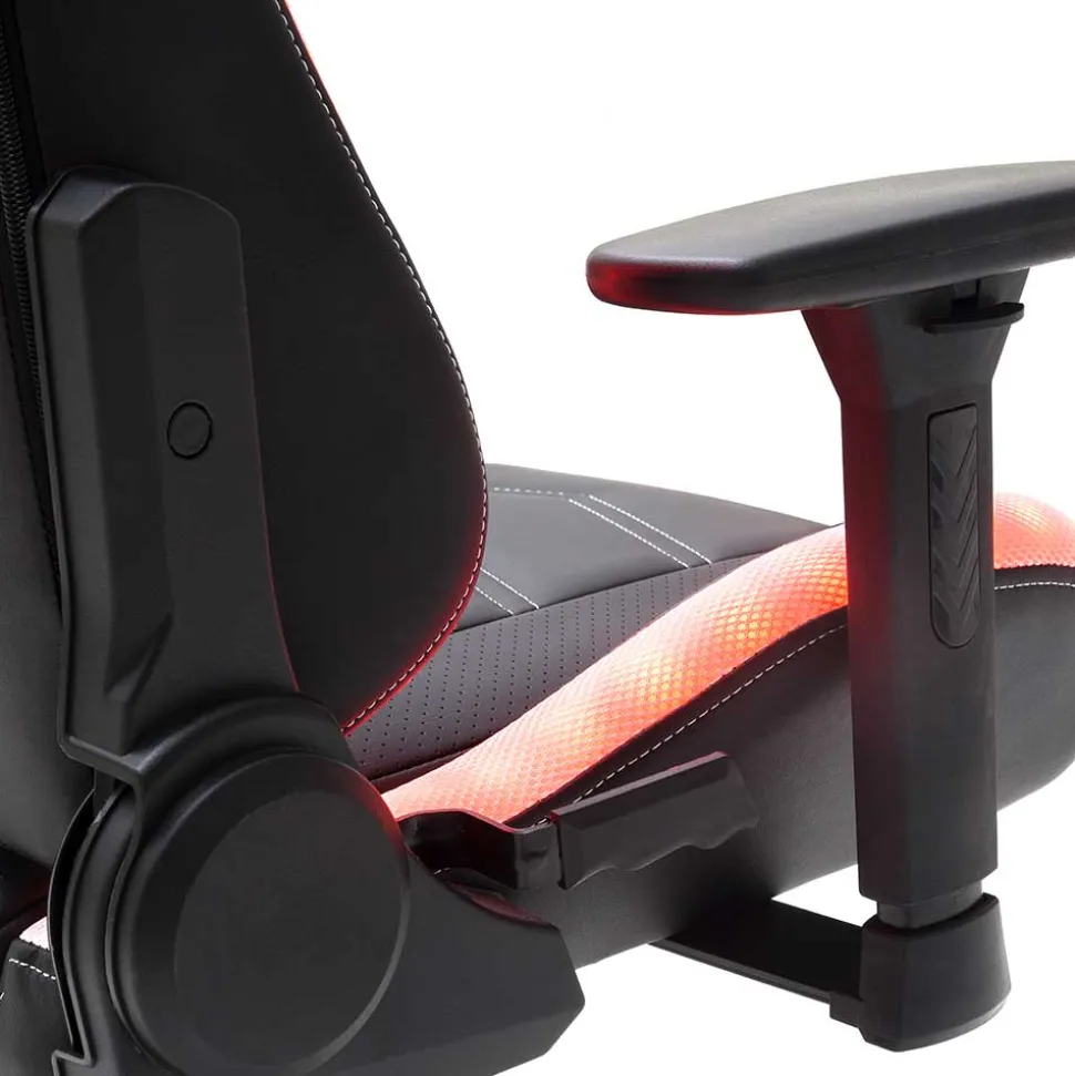 Cooler Gamer PC Stuhl mit LED Beleuchtung - Ricona