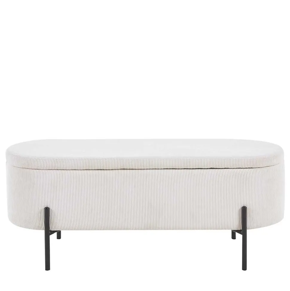 Cord Polsterbank mit Stauraum Truhe - Donostia