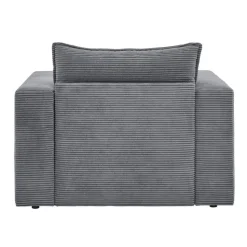 Cord Sessel in Anthrazit - Ruffos