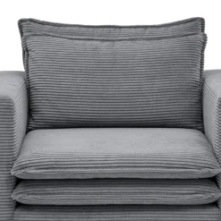 Cord Sessel in Anthrazit - Ruffos