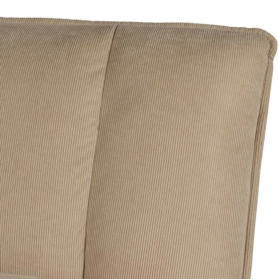 Cord Wohnzimmerstuhl in Beige - Velsamos