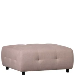 Couchhocker in Mauve Stoff - Grove